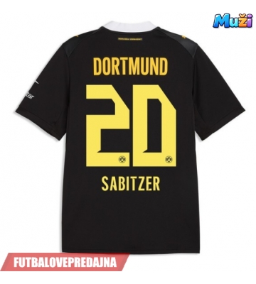 Lacne Muži Futbalové dres Borussia Dortmund Marcel Sabitzer #20 2026-27 Krátky Rukáv - Preč